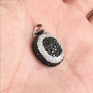 Vintage Jewelry - Sultan Ottoman Oval Solid Sterling Silver Pendant Vintage Jewelry - Sultan Ottoman Oval Solid Sterling Silver Pendant